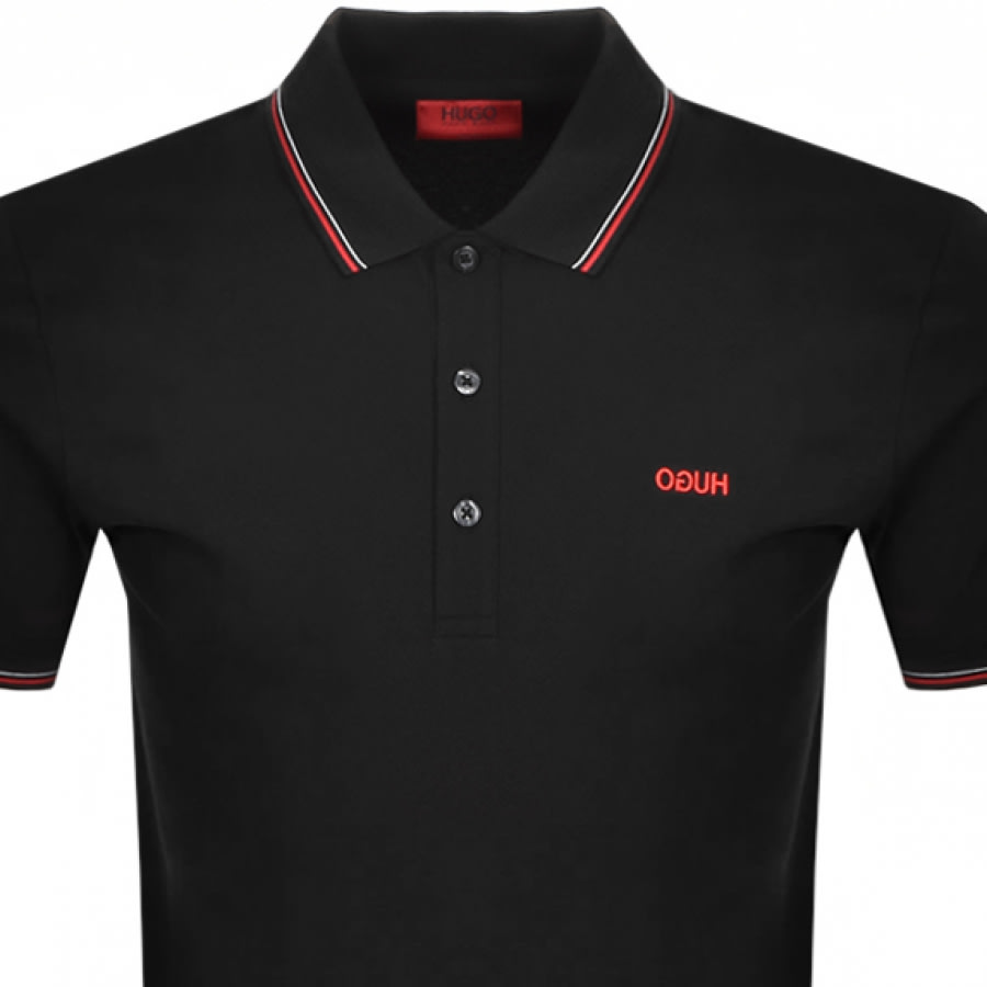 Alternative Image for ProductHUGO Dinoso 203 Polo T Shirt Black2